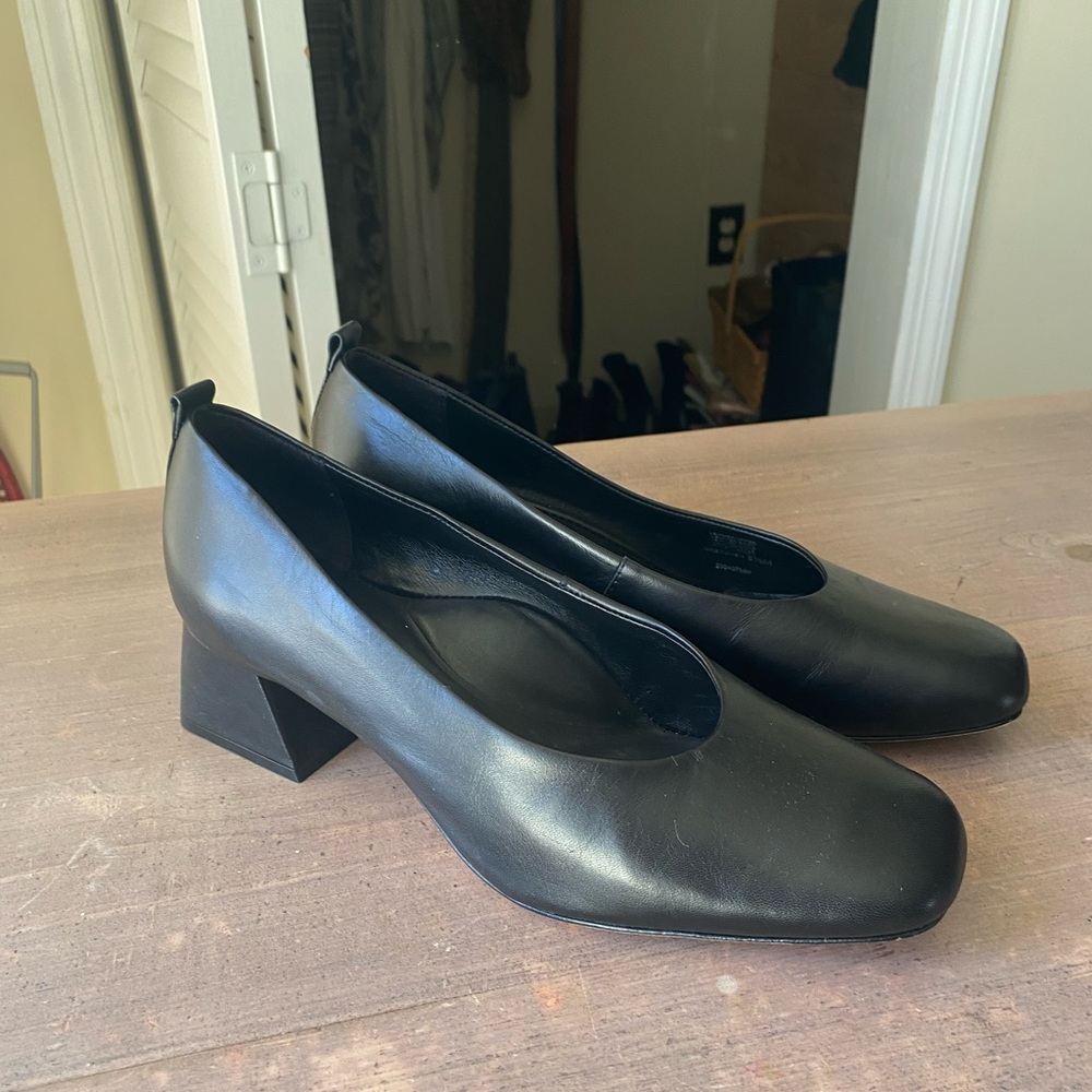 Elegant Black Women's Shoes Antonio Melani Mini Heel